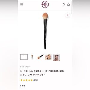 NIKKI LA ROSE N15 PRECISION MEDIUM POWDER bk beauty new